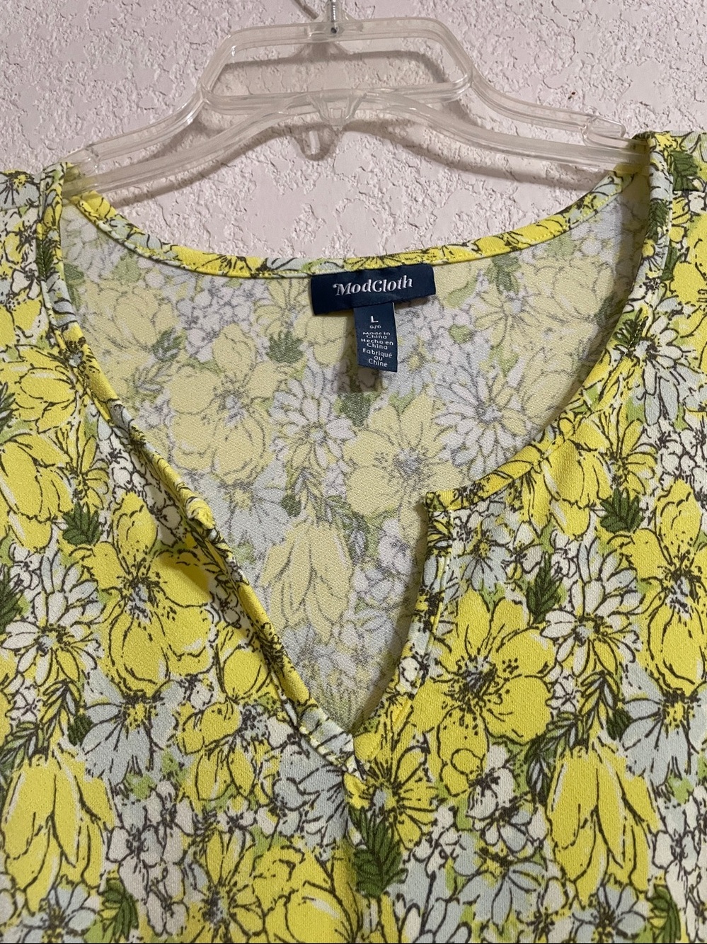 AModCloth Summer Yellow Floral Midi Dress - Picture 4 of 6